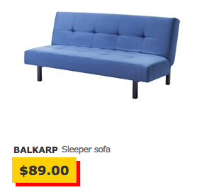 Second Cheapest Sleeper Sofa