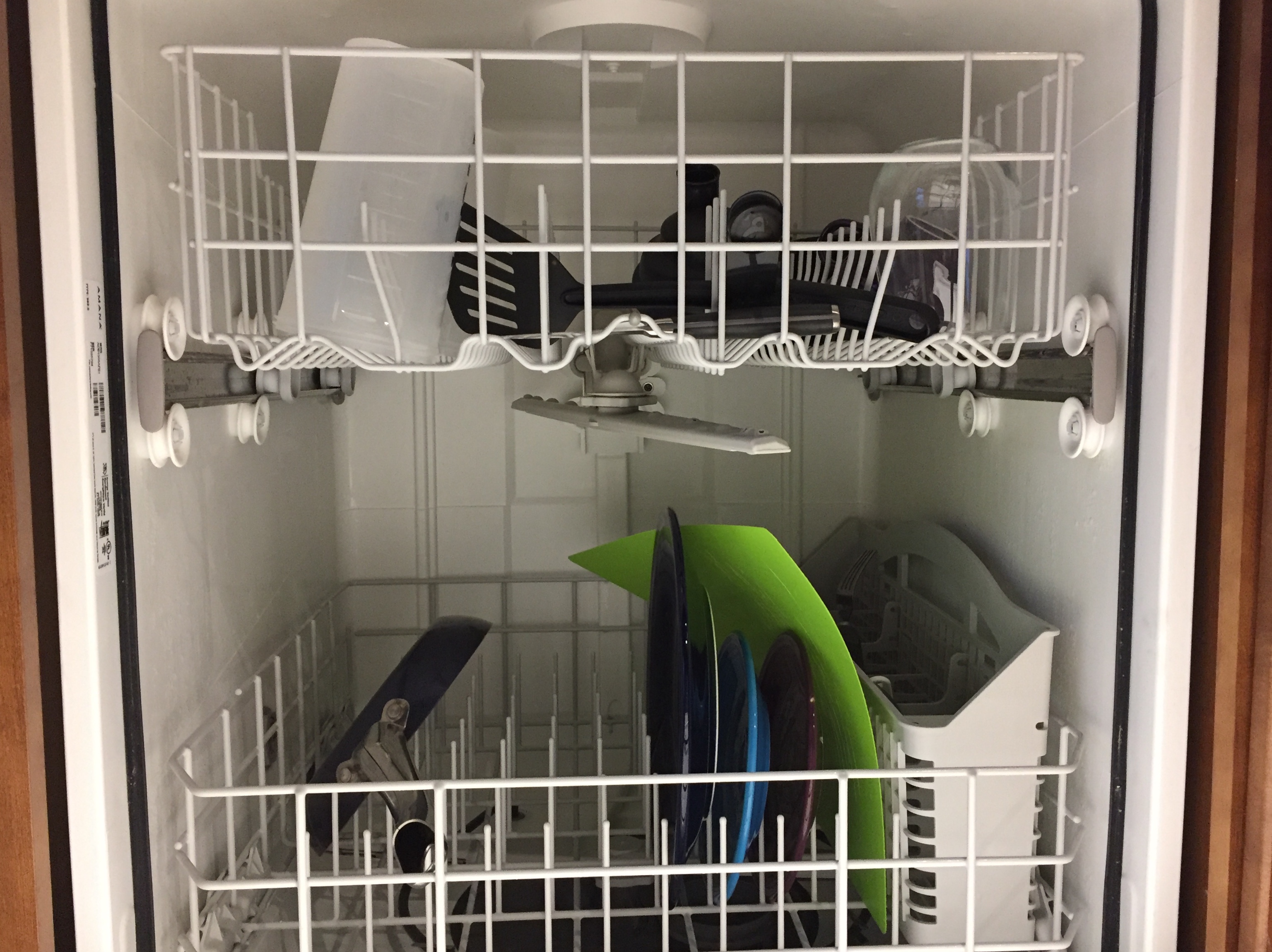 half dishwasher
