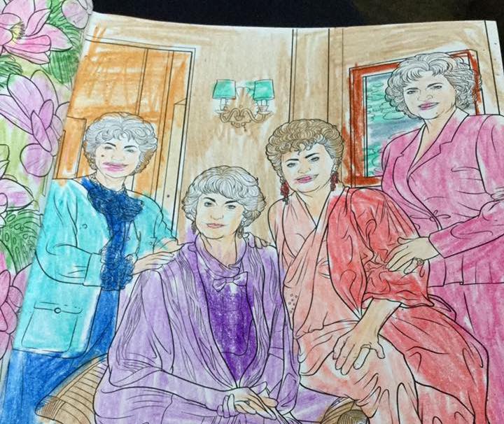 Golden Girls Coloring Pages